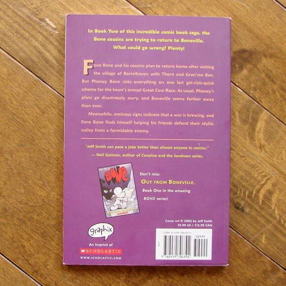 Bone The Great Cow Race Book by Jeff Smith Comics Comedy Humour Teens 10-15 - Picture 5 of 5